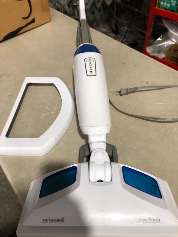 Photo 2 of * used * functional * 
Bissell Power Fresh Steam Mop with Natural Sanitization, Floor Steamer, Tile Cleaner, and Hard Wood Floor Cleaner 