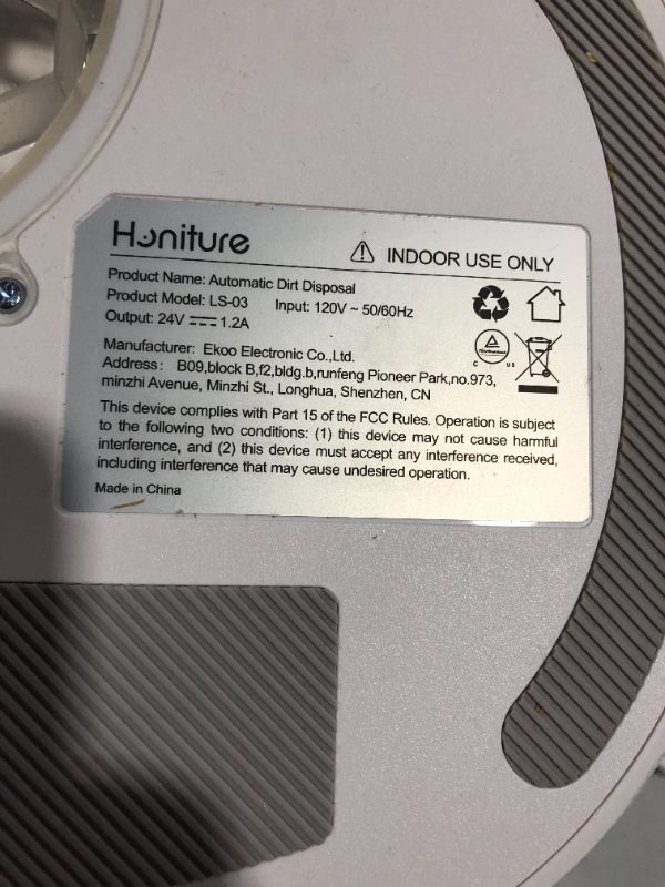Photo 7 of ***USED AND DIRTY - SEE NOTES***
HONITURE Robot Vacuum and Mop Combo Q6 Pro