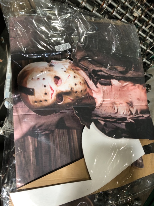 Photo 2 of Star Cutouts Ltd Jason Voorhees Official Star Cutouts Life Size Cardboard Cut Out 190cm Tall, 190 x 2 x 190 cm