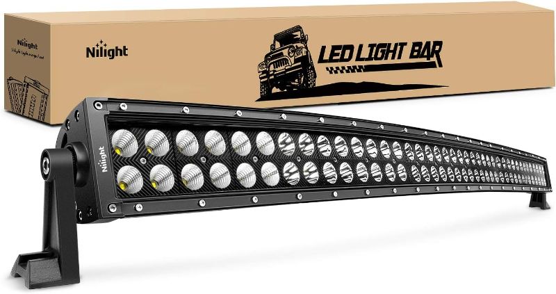 Photo 1 of ***UNABLE TO TEST***
Nilight LED Light Bar 42Inch 240W Curved Spot Flood Combo Led Off Road Lights with 12V