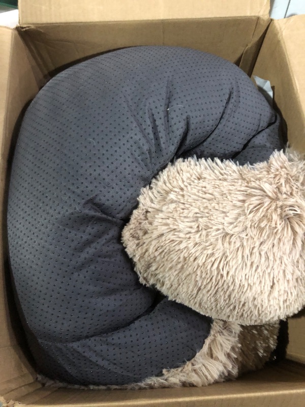 Photo 2 of 
XJHKG Round Dog Bed Long Plush 