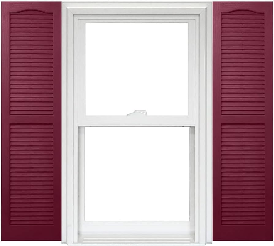 Photo 1 of 
Homeside Open Louver Shutter 1 Pair 14-1/2in. x 59in. 330 Berry