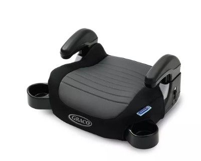 Photo 1 of Diono Solana 2 XL, Dual Latch Connectors, Lightweight Backless Belt-Positioning Booster Car Seat, 8 Years 1 Booster Seat, Black 2019 LATCH Connect Single Black