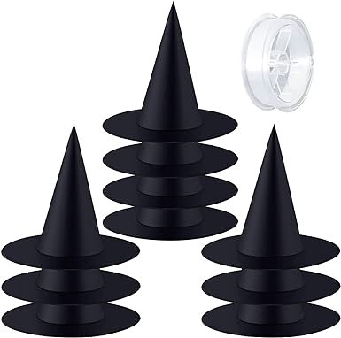 Photo 1 of ***NON-REFUNDABLE MISCELLANEOUS BUNDLE***Halloween Costume Witch Hat(orange),Hocus Pocus Decor Tiered Tray Decor, Decorative Front Door Mat Sanderson Sisters, Wooden cell phone stand (pink)