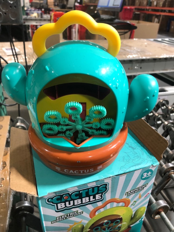 Photo 1 of Cactus Shaped Automatic Bubble Machine