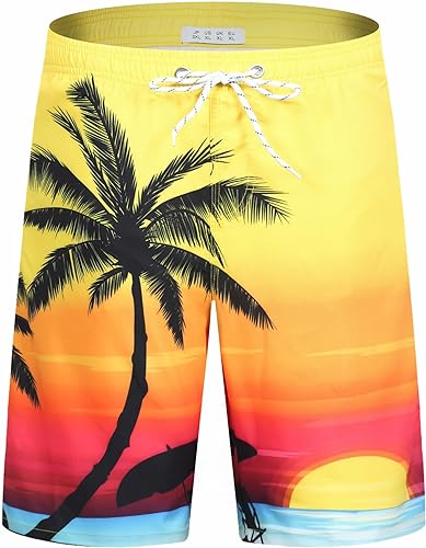 Photo 1 of APTRO Men's Swim Trunks Quick Dry Bathing Suits 9" Mesh Lining Swimsuits Beachwear Board Shorts