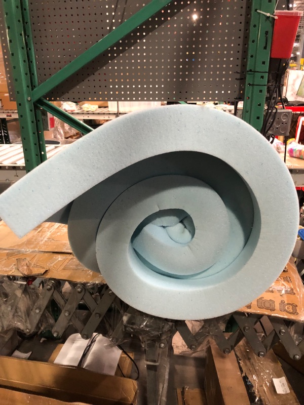 Photo 2 of Lucid 3 Inch Mattress Topper Queen - Gel Infused Memory Foam – Memory Foam Mattress Topper Queen – Ventilated Design – CertiPur Certified 3 Inch Queen Topper Only