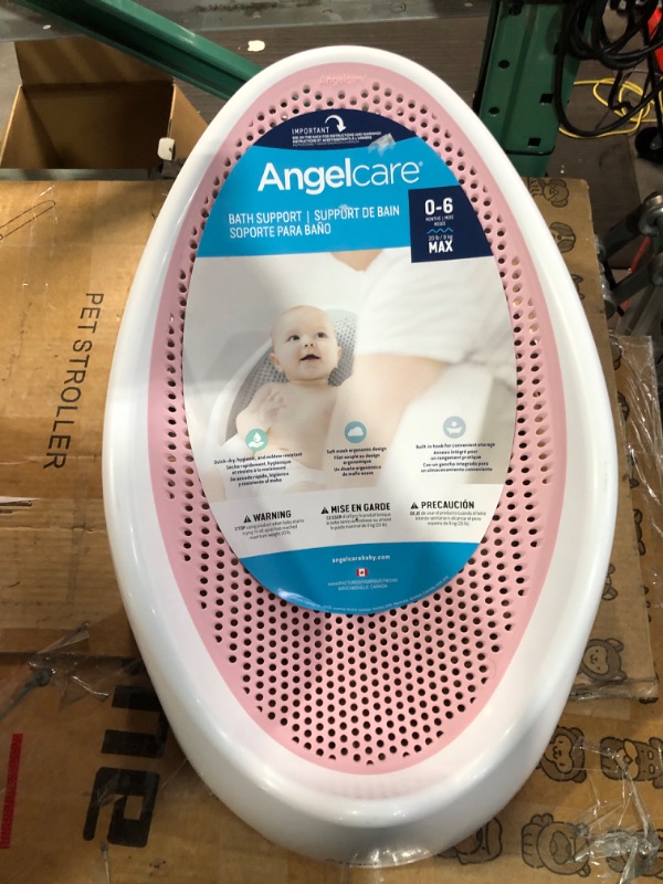 Photo 2 of Angelcare Baby Bath Support (Pink) | Ideal for Babies Less than 6 Months Old