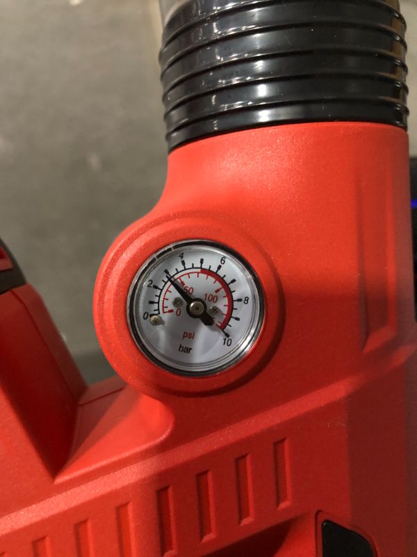 Photo 6 of High Pressure Air Plunger with 1 Battery, Red