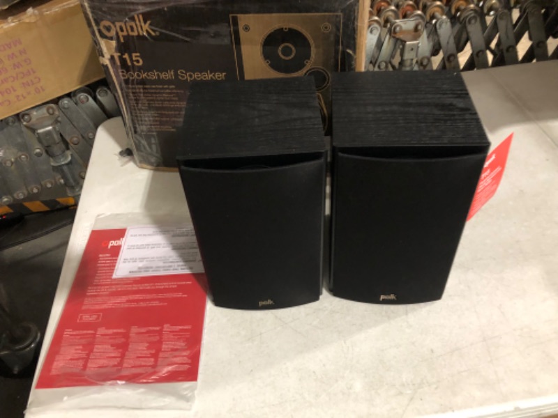 Photo 3 of *LOOK BRAND NEW* *Not Tested*  Polk Audio 100 Watt Home Theater Bookshelf Speakers Set Of 2 