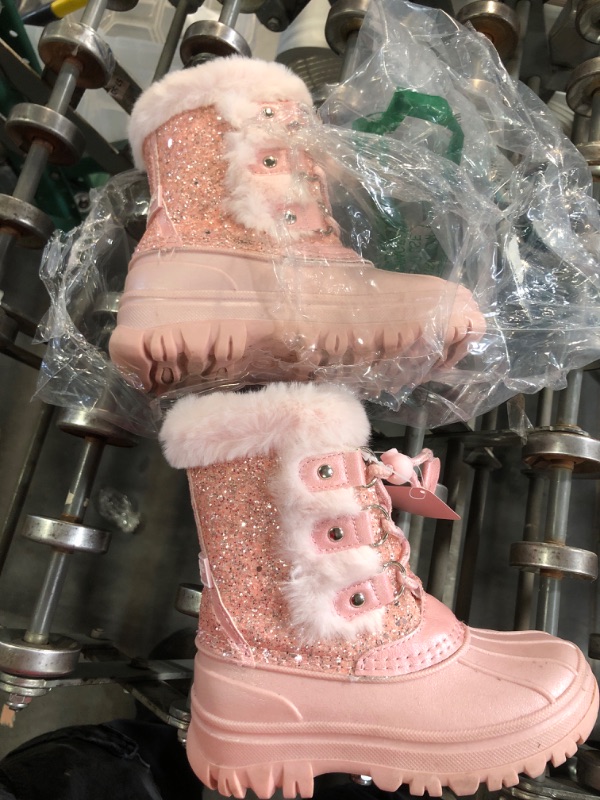 Photo 3 of LONDON FOG Girls Youth and Toddler Icelyn Cold Weather Warm Lined Snow Boot SIZE 10