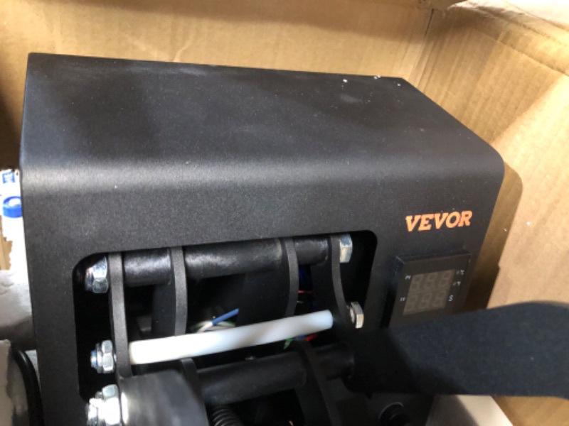 Photo 5 of VEVOR Hat Heat Press, 4-in-1 Cap Heat Press Machine, 6x3inches Clamshell Sublimation Transfer