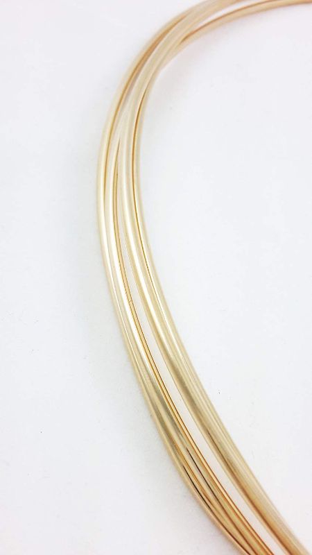 Photo 1 of  CRAFT WIRE Yellow Gold Filled Wire Half Hard Round 16 INCH