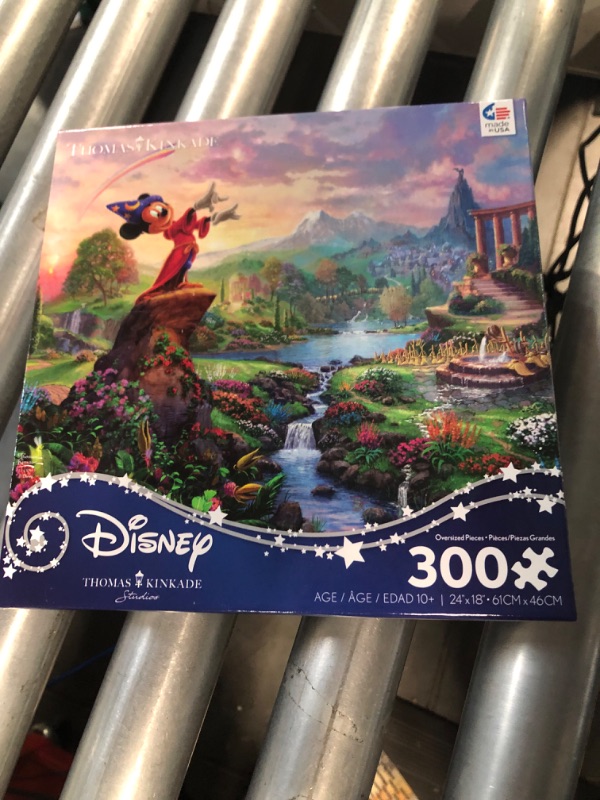 Photo 3 of **TWO PACK** Ceaco - Thomas Kinkade - Disney Dreams Collection - Fantasia - Oversized 300 Piece Jigsaw Puzzle