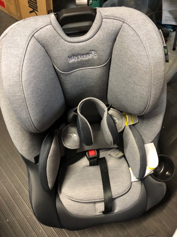 Photo 3 of Baby Jogger City Turn Rotating Convertible Car Seat | Unique Turning Car Seat Rotates for Easy in and Out, Phantom Grey