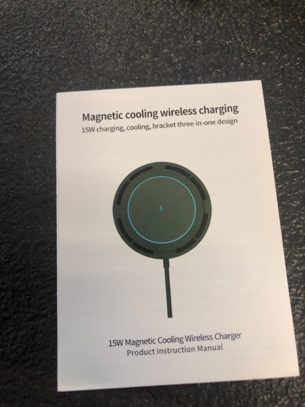 Photo 4 of DTZY Magnetic Wireless Charger Phone Cooler