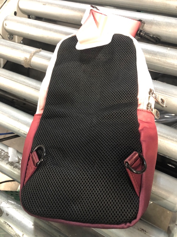 Photo 1 of EHIN Sling Bag for Women Fanny Packs Crossbody Bags Chest Bag Free Plush Pendant (Red)