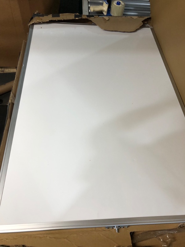 Photo 2 of Rolling Whiteboard Dry Erase Board on Wheels with Stand 48x32" 