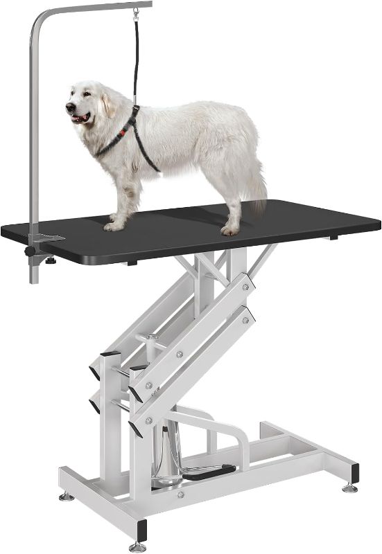 Photo 1 of  TABLE TOP ONLY*** KELRIA 43Inch  Dog Grooming Table/21-36", Pet Grooming Table Weight Capacity 330LBS Pet Grooming Table