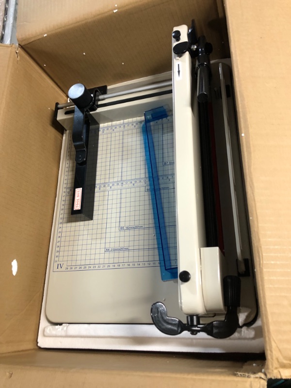 Photo 1 of Heavy Duty Paper Cutter,12 inch Guillotine Paper Cutter