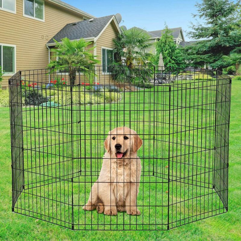 Photo 1 of 
24inch Dog Fence Pen Pet Playpen Kennel,