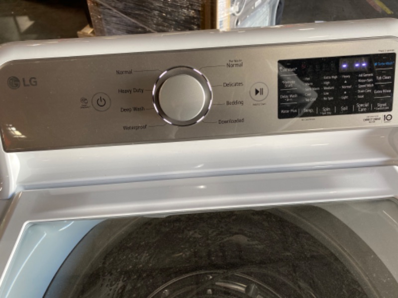 Photo 4 of **USED** **Powers On** 5.5 cu.ft. Mega Capacity Smart wi-fi Enabled Top Load Washer with TurboWash3D™ Technology
