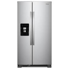 Photo 1 of **USED** **MINOR DAMAGE**  ** SEE NOTES **
36-inch Wide Side-by-Side Refrigerator - 24 cu. ft.