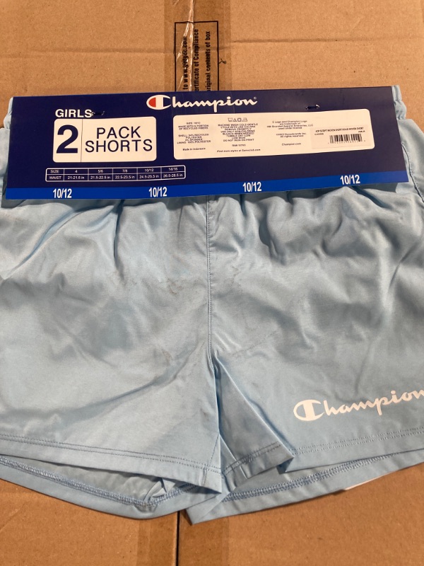 Photo 3 of Champion Girl's 2.5" Black/Blue 2-Pack Active Shorts