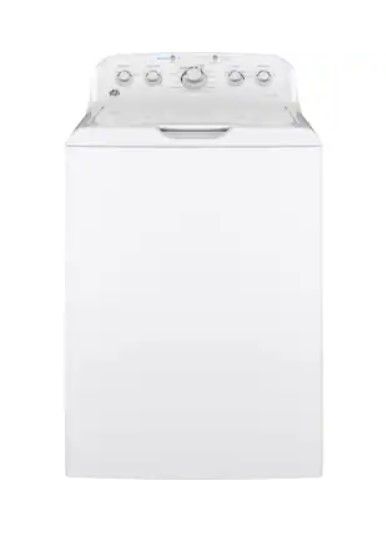 Photo 1 of (READ NOTES) GE 4.5-cu ft High Efficiency Agitator Top-Load Washer (White)
