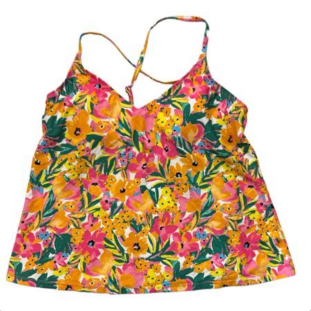 Photo 1 of Anne Cole Women S Limited Edition Swim Triangle Tankini Top (Sunshine Floral XS)
