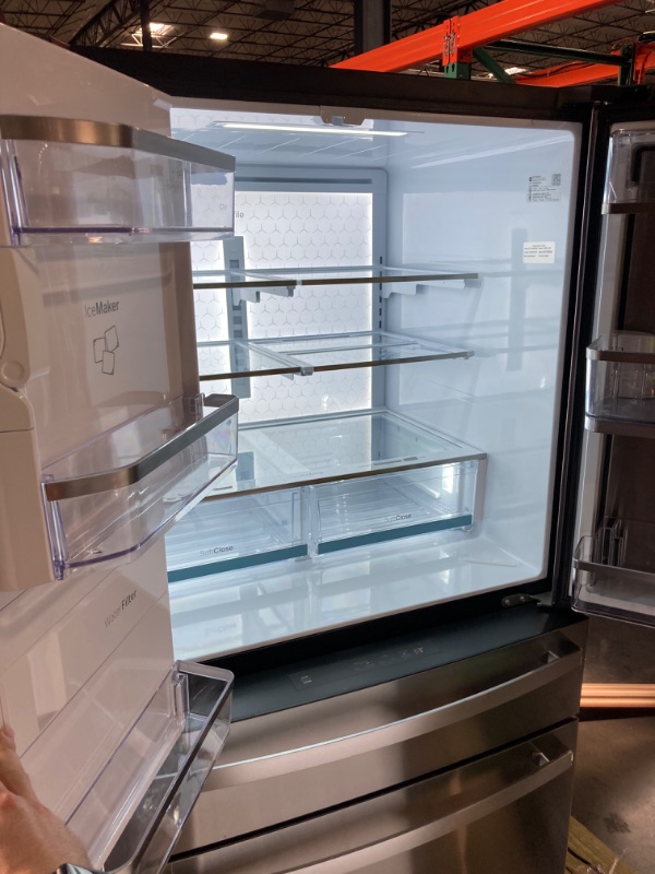 Photo 9 of GE Profile 27.9-cu ft Smart French Door Refrigerator with Ice Maker and Door within Door (Fingerprint-resistant Stainless Steel) ENERGY STAR
