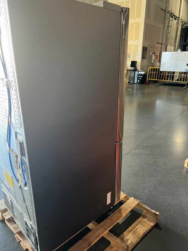 Photo 12 of ***READ NOTES***22 cu. ft. Smart 3-Door French Door Refrigerator with External Water Dispenser in Fingerprint Resistant Stainless Steel
