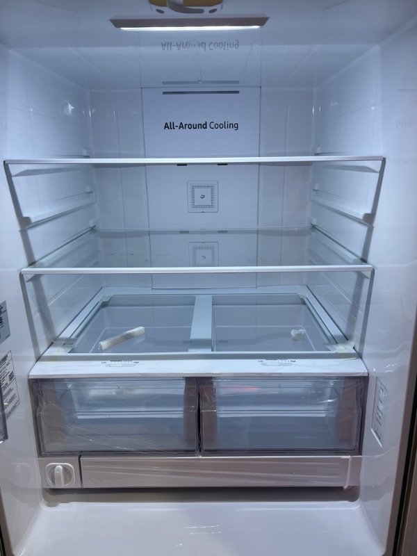 Photo 17 of ***READ NOTES***22 cu. ft. Smart 3-Door French Door Refrigerator with External Water Dispenser in Fingerprint Resistant Stainless Steel
