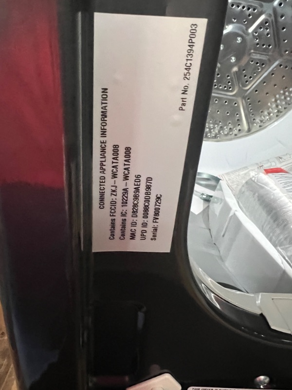 Photo 8 of ***READ NOTES***GE Profile™ 7.4 cu. ft. Capacity Smart aluminized alloy drum Electric Dryer with Sanitize Cycle and Sensor Dry
