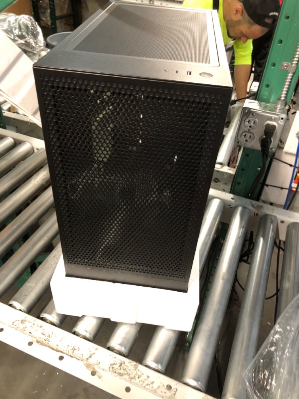 Photo 1 of NZXT H5 Flow Compact ATX Mid-Tower PC Gaming Case – High Airflow Perforated Front Panel – Tempered Glass Side Panel