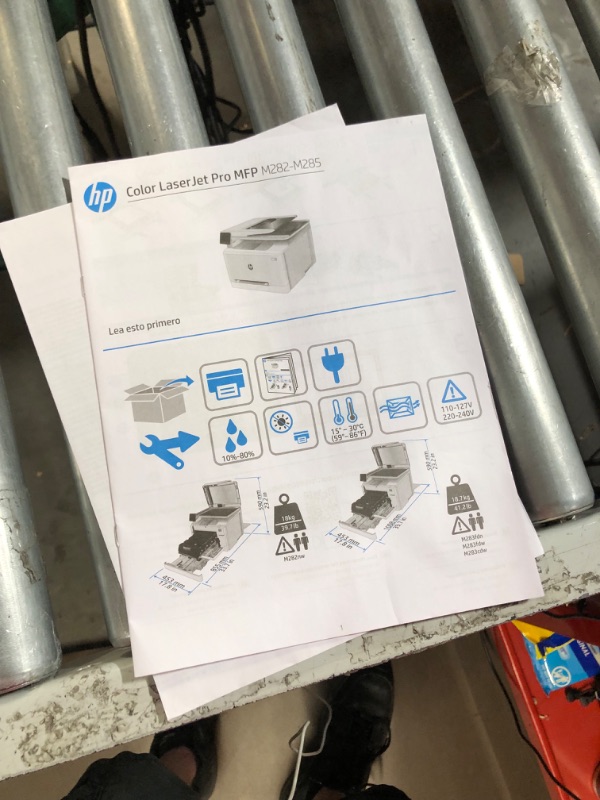 Photo 4 of HP Color LaserJet Pro M283fdw Wireless All-in-One Laser Printer, Remote Mobile Print, Scan & Copy, Duplex Printing, White