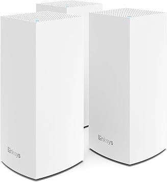 Photo 1 of Linksys MX12600 Mesh WiFi Router - AX4200 WiFi 6 Router - Velop Tri-Band WiFi Mesh Router 8,100 Sq Ft 3Pk