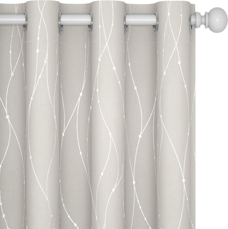 Photo 1 of (STOCK PHOTO FOR SAMPLE ONLY) - Deconovo Blackout Curtains and Drapes for Living Room - beige 