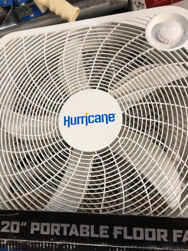 Photo 2 of **FOR PARTS** SEE NOTES**Hurricane Box Fan - 20 Inch, Classic Series, Floor Fan 20"