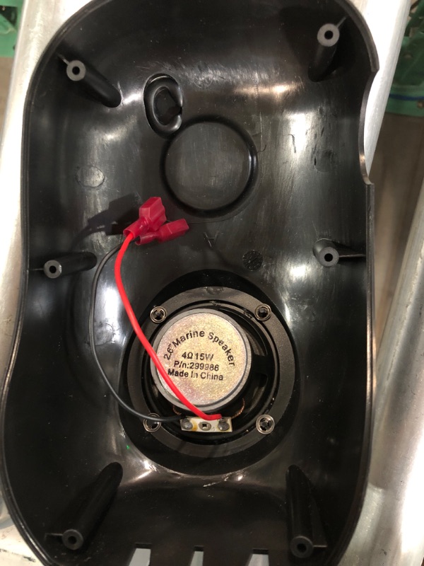 Photo 1 of (USED) Cover, Motor Speaker, with Speaker and Grill, Black