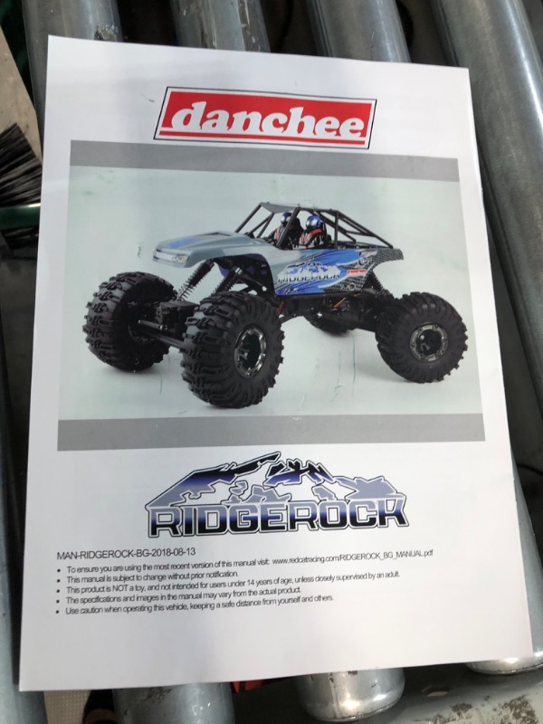 Photo 4 of DANCHEE RidgeRock - 4WD Electric Rock Crawler - 1/10 Scale - RTR , Blue