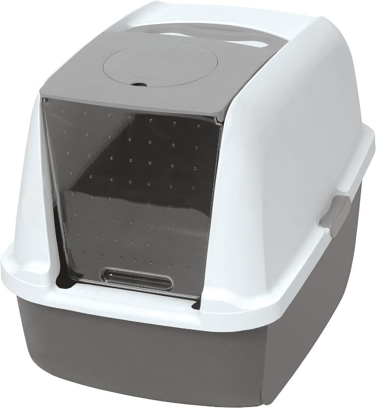 Photo 1 of **PARTS ONLY**
Catit Hooded Litter Box, Jumbo, Gray