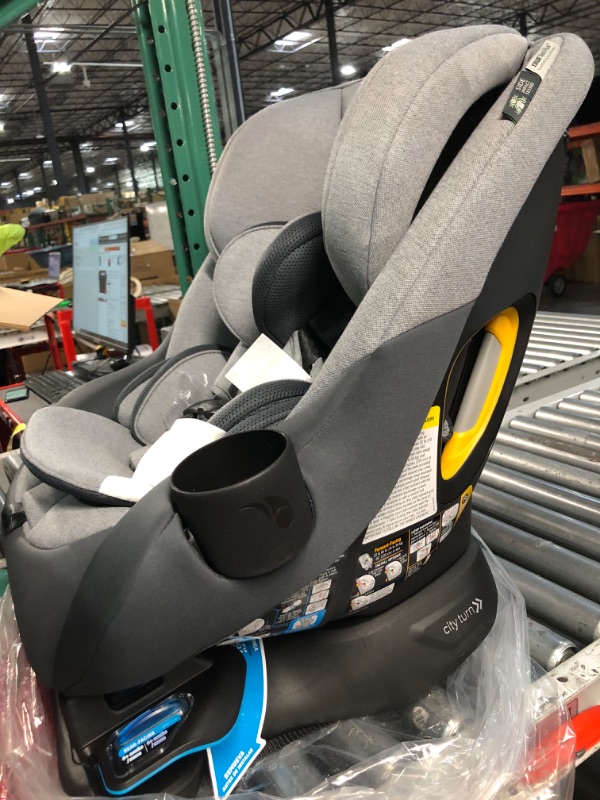 Photo 7 of Baby Jogger City Turn Rotating Convertible Car Seat | Phantom Grey