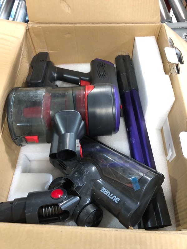 Photo 5 of **PARTS ONLY**
BuTure Cordless Vacuum Cleaner, 400W 33Kpa 55min Runtime Detachable Battery