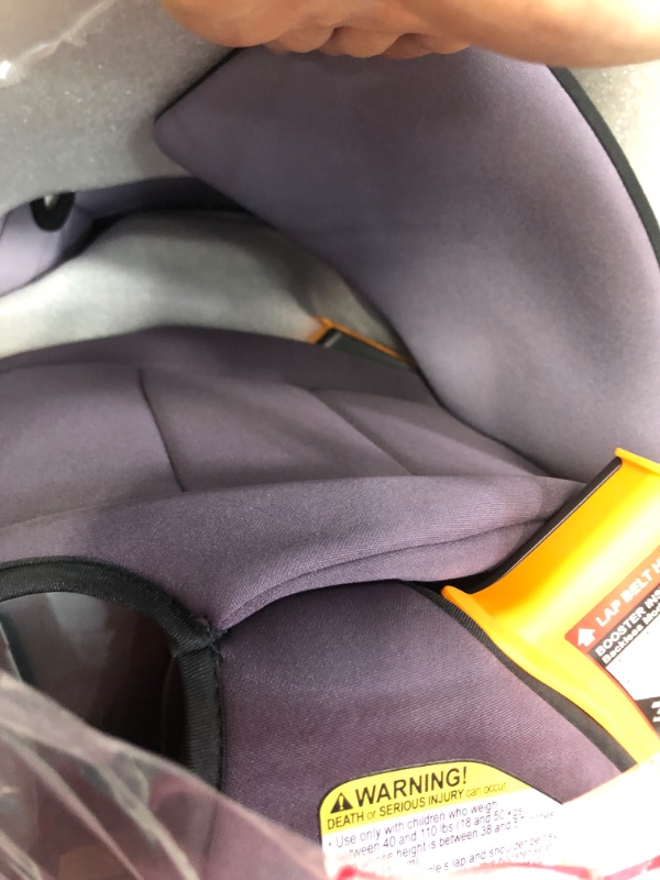 Photo 4 of Chicco KidFit ClearTex Plus 2-in-1 Belt-Positioning Booster Car Seat, Backless and High Back Booster Seat, for Children Aged 4 Years and up and 40-100 lbs. | Lilac/Purple KidFit Plus with ClearTex® No Chemicals Lilac