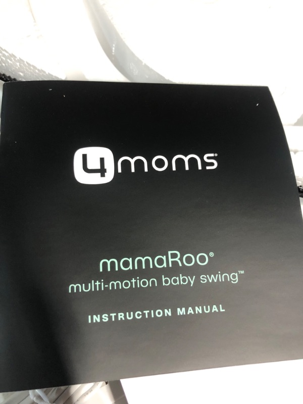 Photo 2 of 4moms MamaRoo Multi-Motion Baby Swing, Bluetooth Baby Swing with 5 Unique Motions, Grey