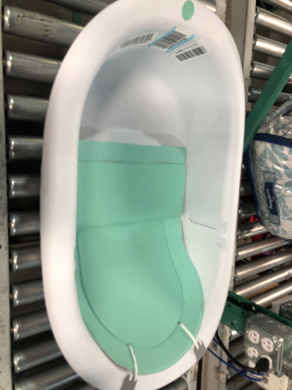 Photo 4 of 4-in-1 Grow-with-Me Bath Tub by Frida Baby Transforms Infant Bathtub to Toddler Bath Seat 