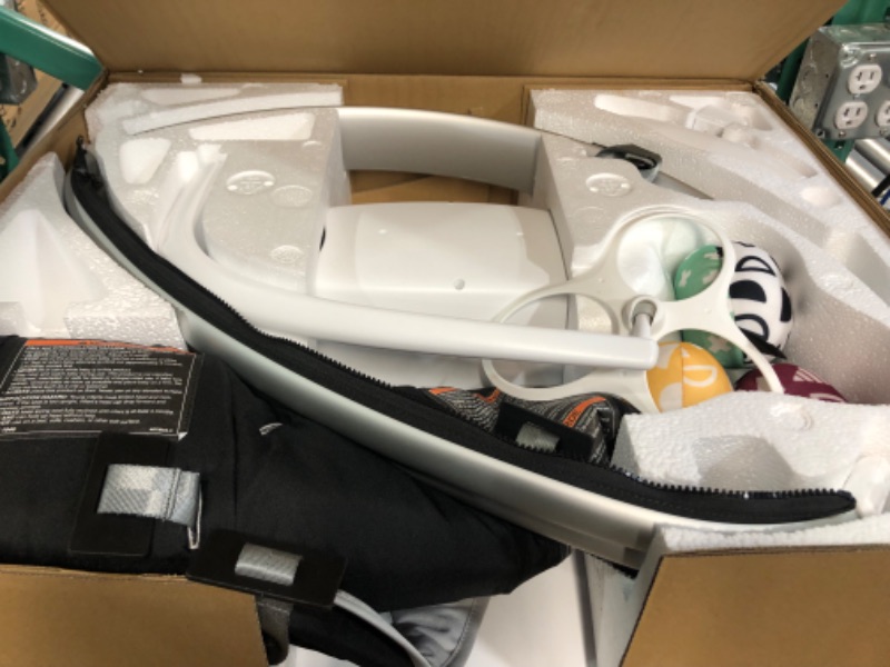 Photo 5 of 4moms MamaRoo Multi-Motion Baby Swing, Bluetooth Baby Swing with 5 Unique Motions, Grey