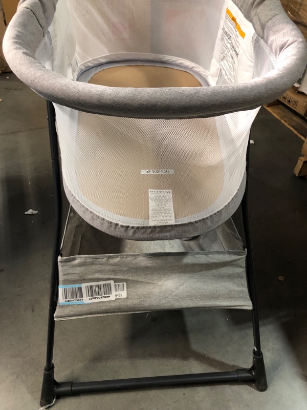 Photo 5 of Baby Delight Beside Me Doze Deluxe Baby Bassinet, Bedside Sleeper, Foldable, Pebble Grey