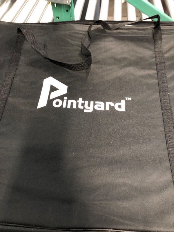 Photo 1 of Pointyard Outdoor Cornhole Set, Regulation Cornhole Outdoor Games Set with 8 All-Weather Cornhole Bean Bags and Carrying Case - Portable Backyard Cornhole Board Game for Teens Adults Family 4x2FT